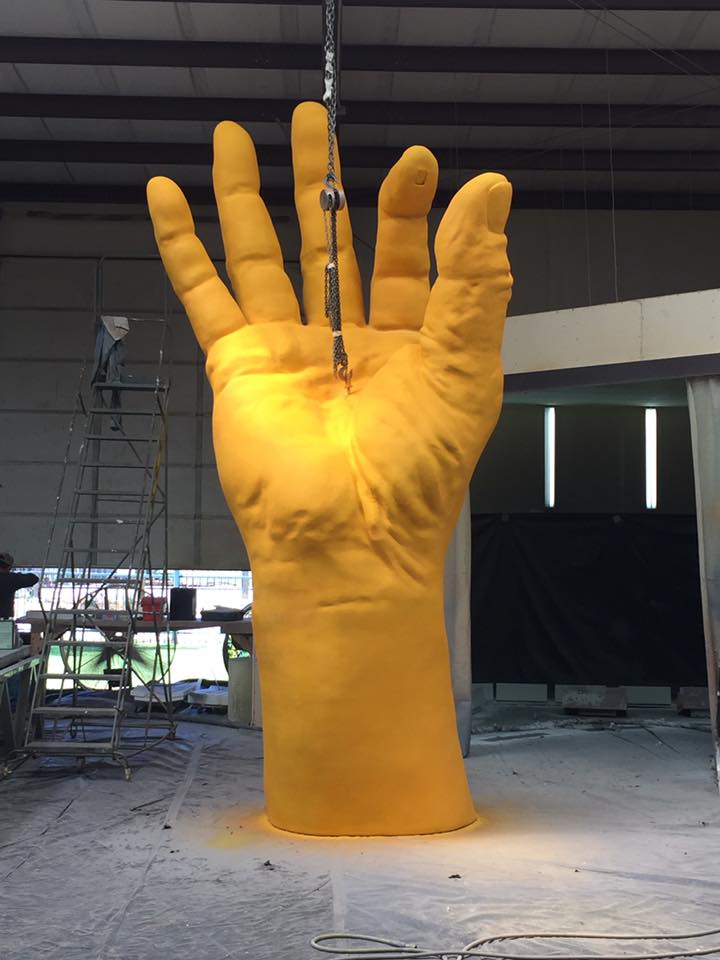 Hand of the Land at BottleRock 2017 in Napa Valley using Architectural Foam