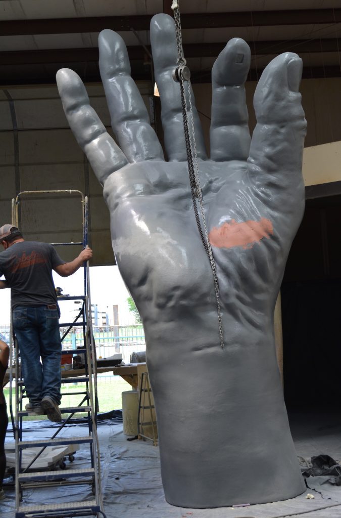 Hand of the Land at BottleRock 2017 in Napa Valley using Architectural Foam