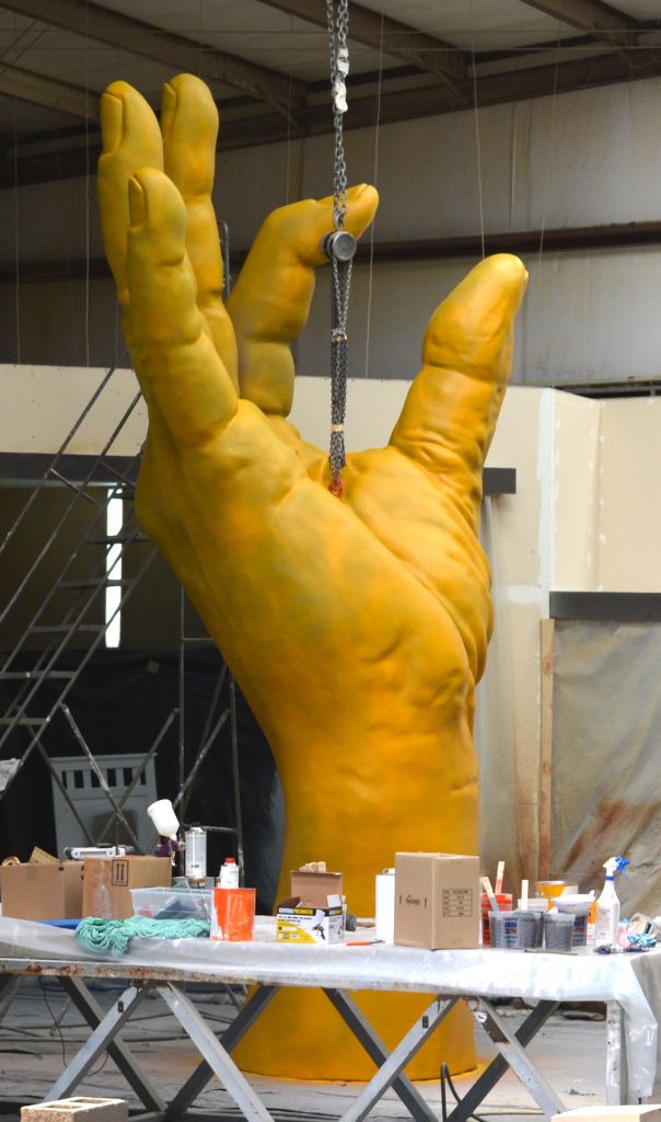 Hand of the Land at BottleRock 2017 in Napa Valley using Architectural Foam